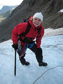 Marianne på Øksfjordjøkulen