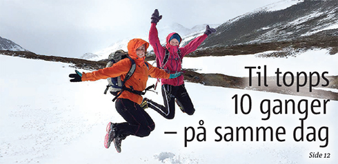 Altaposten: 15 åringer tok alle ti toppene på en dag.